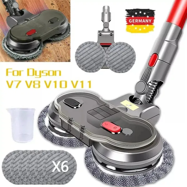 Main product image of A14G Electric Mop Head with Water Tank for Dyson V6, V7, V8, V10, V11 Vacuums