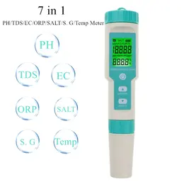 Product image of C-600 7-in-1 pH/TDS/EC/ORP/Salinity/S.G/Temperature Water Meter