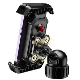 Product image of Cell Phone Holder, 360-Degree Rotating, for Bicycles & Motorcycles, 5.1-6.8 Inch Phones