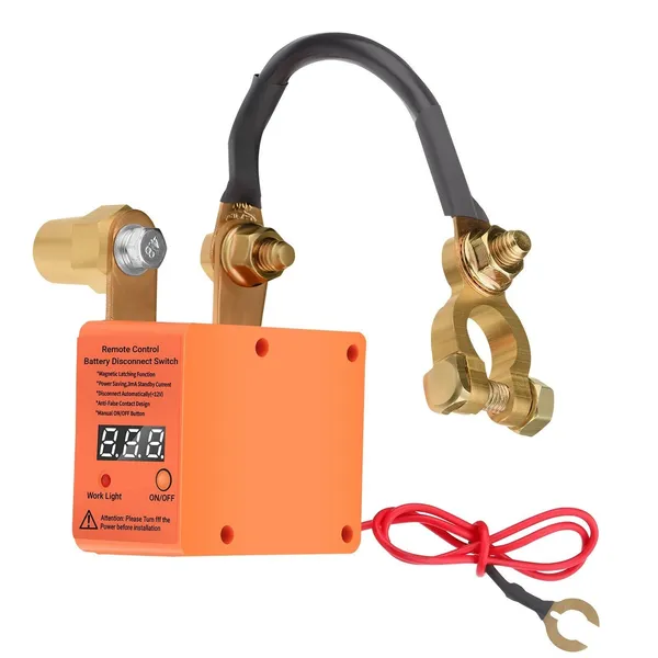 Main product image of 12V Automatic Battery Disconnect Switch Kit with Dual Remote Control