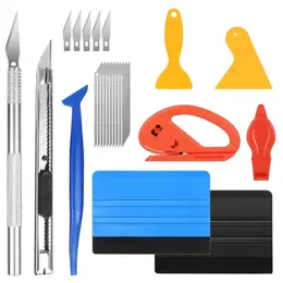 Product image of Window Tint & Car Wrapping Tool Kit with Squeegees, Scraper, Knife, Holders