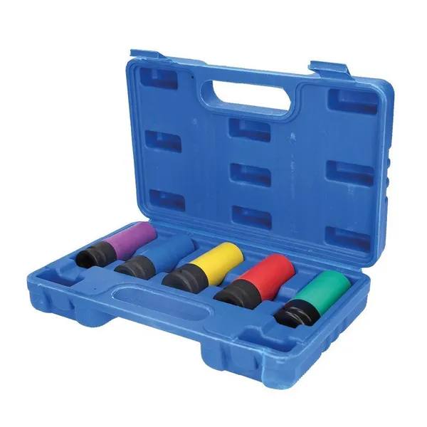 Main product image of 5-Piece 1/2 Inch Wheel Hub Protection Sleeve Set for Impact Wrenches