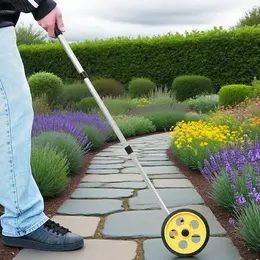 Product image of Portable Distance Measuring Wheel, 0-9999.9m Range