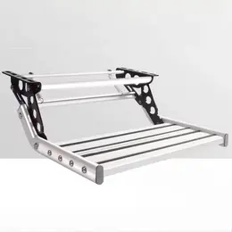 Product image of Manual Single Layer RV Step, Anti-slip Aluminum Alloy Pedals, Anodized