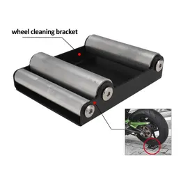Product image of Motorcycle Wheel Cleaning Stand with Cleaning Brush Kit