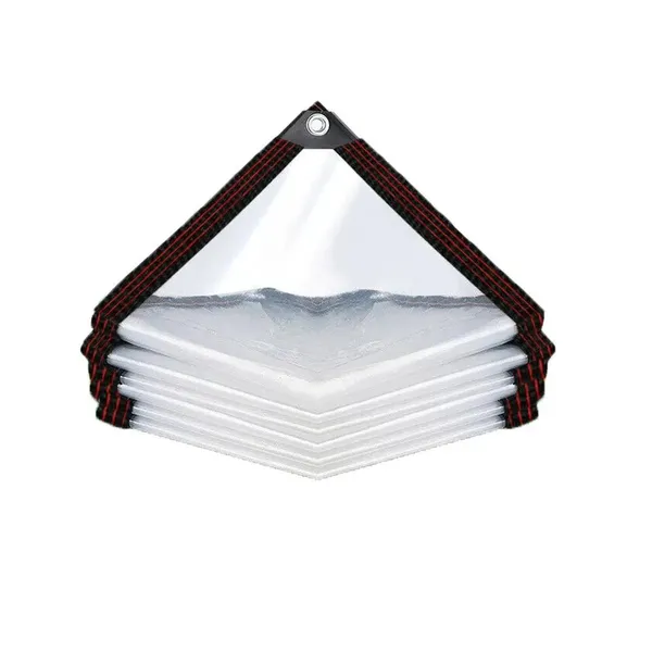 Main product image of 2M x 4M Transparent Heavy-Duty Canopy Tarp with Grommets