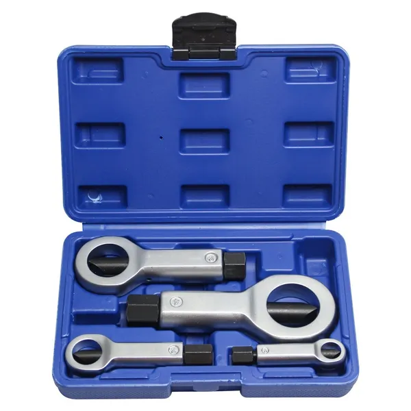 Main product image of 4-Piece Heavy-Duty Nut Splitter Set for Damaged Nuts