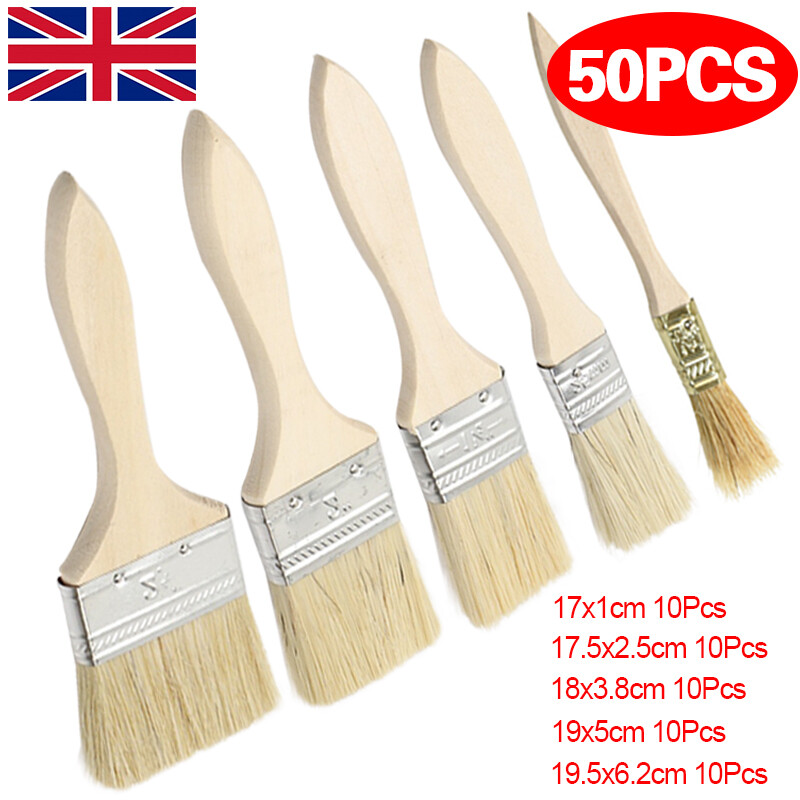 Main product image of 50x Disposable Paint Brushes for Painting and Fencing