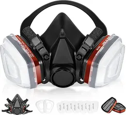 Product image of 6001 Respiratory Half Mask with Replaceable Filter