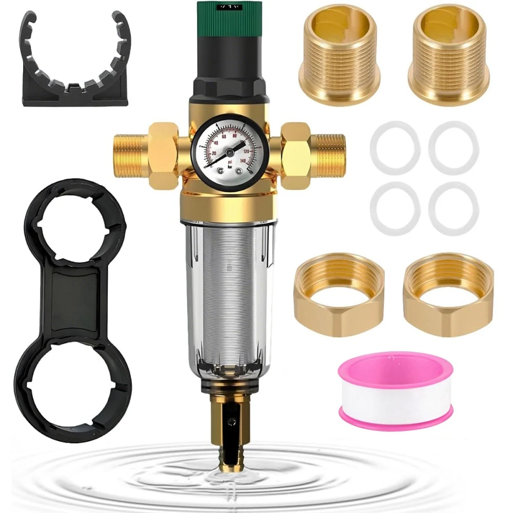 Main product image of Water Pressure Reducer 3/4'' DN20 with Manometer and Filter