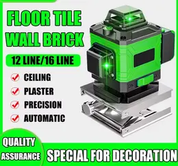 Product image of 16 Line 4D 360° Cross Line Self-Leveling Laser Level Kit