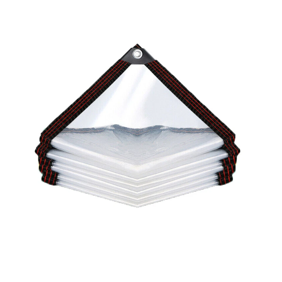 Main product image of 2x4m Transparent Waterproof Tarpaulin with Eyelets