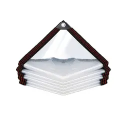 Product image of 2x4m Transparent Waterproof Tarpaulin with Eyelets