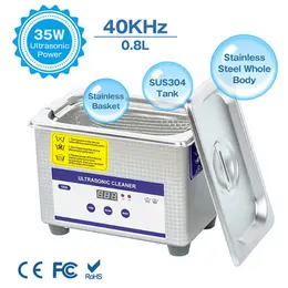 Product image of 0.8L Stainless Steel Ultrasonic Cleaning Device