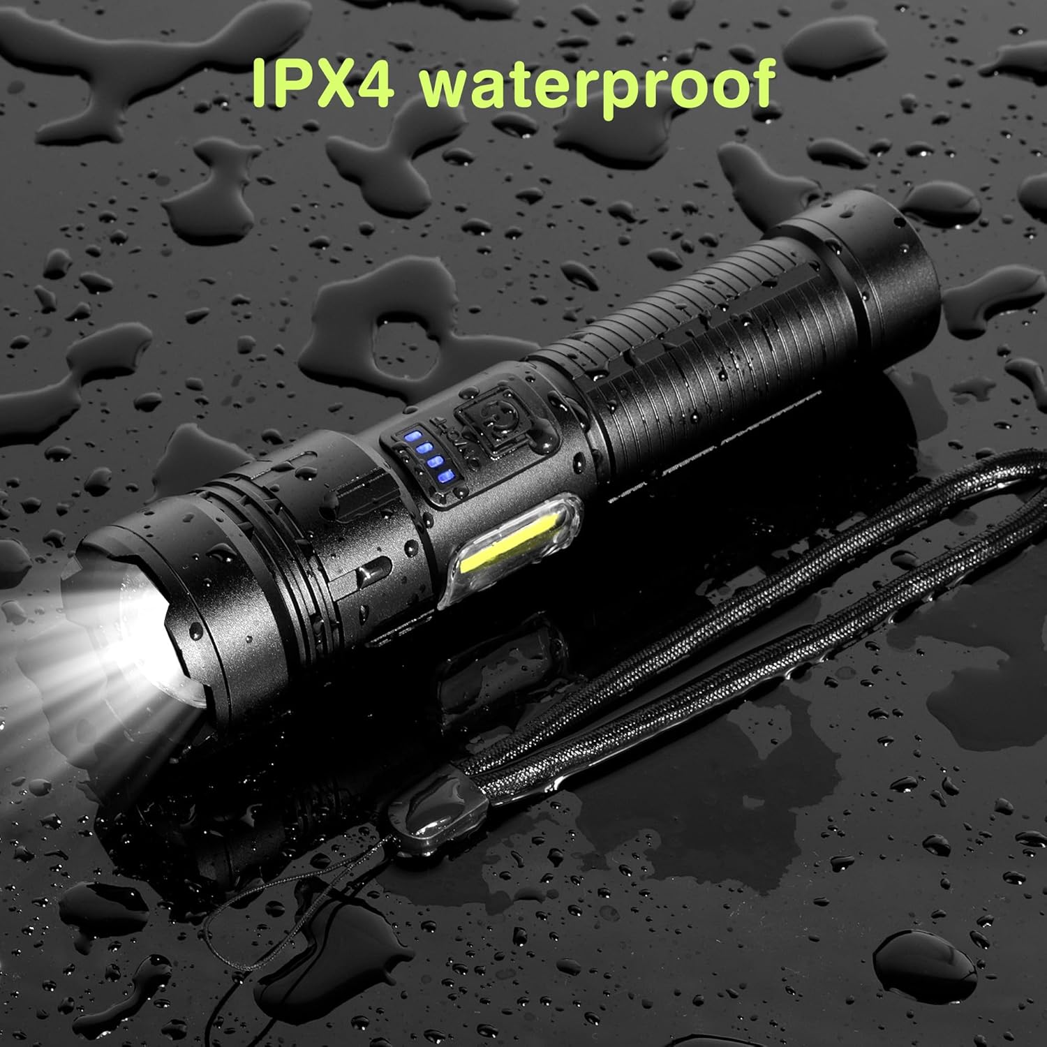 Main product image of Heavy-Duty LED Rechargeable Flashlight for Industrial Use