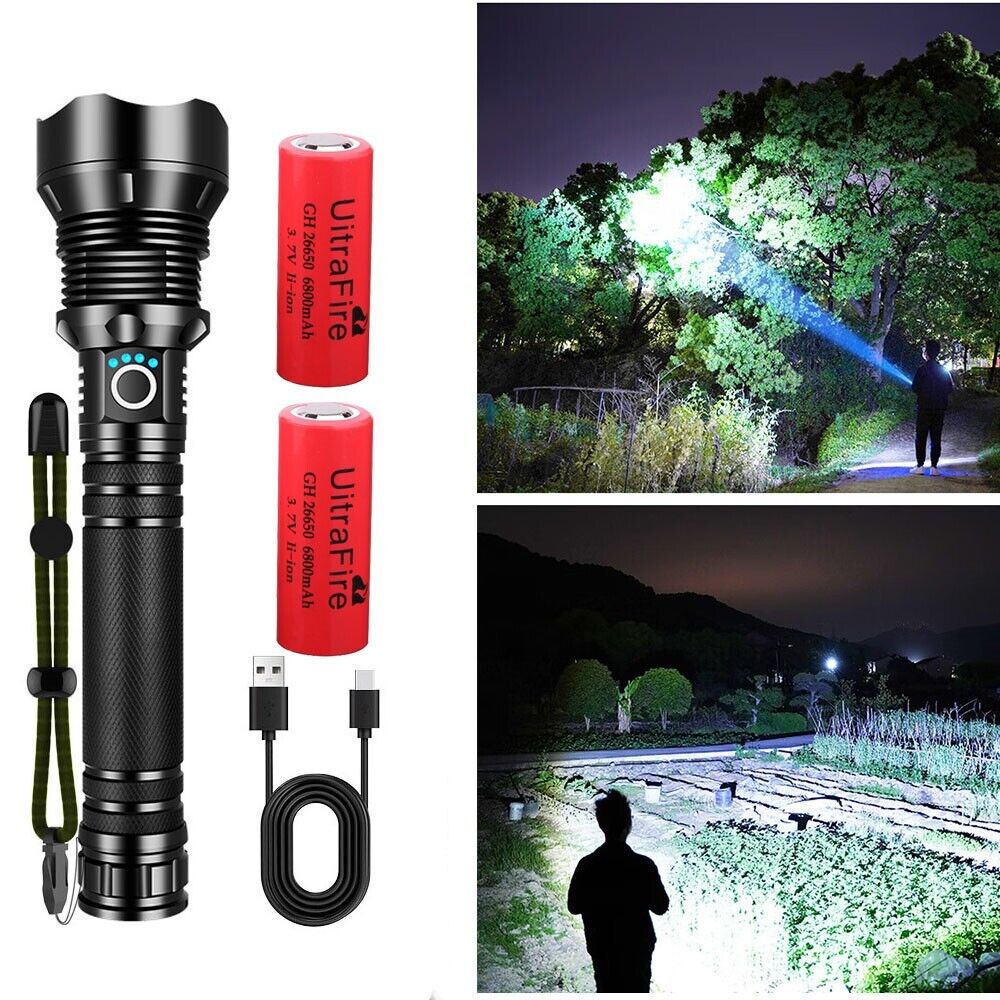 Main product image of Rechargeable LED Flashlight with Zoom, High Output