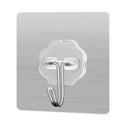 Product image of Adhesive Hooks, Traceless, Transparent PVC, 6x6cm, 10-Pack
