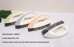 Product image of Multi-Function Cleaning Brush with Curved Handle