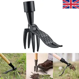 Product image of Foot-Operated Stand-Up Weed Puller and Root Remover Tool