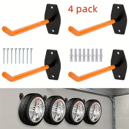 Product image of 4-Pack Wall Mount Brackets for Vehicle Tires and Rims