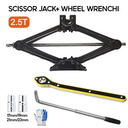 Product image of 2.5-ton Scissor Jack, Extendable Wheel Nut Wrench, Socket Wrench Set