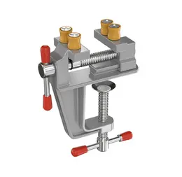 Product image of Mini Aluminum Alloy Bench Vise, Silver Finish