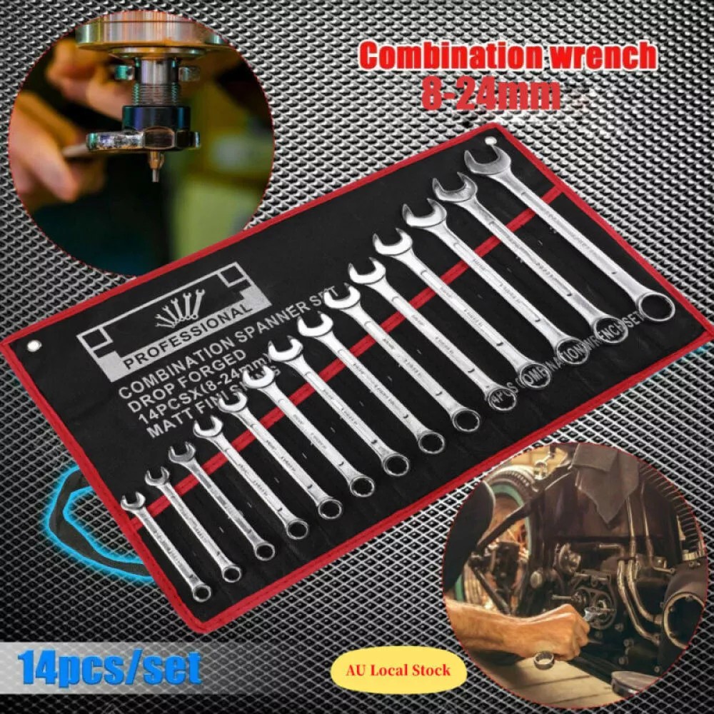 Main product image of Craftsman 14-Piece Metric Combination Wrench Set, 8-24 mm