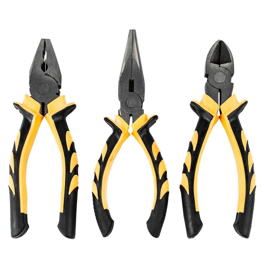 Main product image of Set of 3 Combination Pliers with Soft-grip Handles