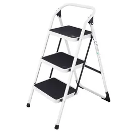 Product image of Folding 3-Step Ladder with Handgrip and Anti-Slip Platform