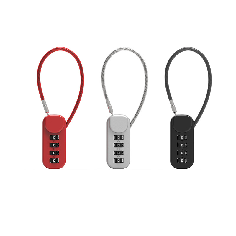 Main product image of Mini Steel Wire Rope Combination Padlock, 04U