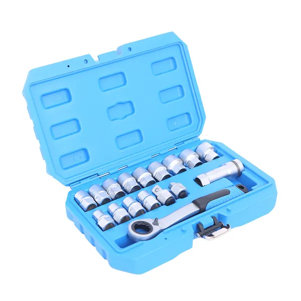 Main product image of Pass-Through Ratchet Socket Wrench Set, Bidirectional, Quick Release
