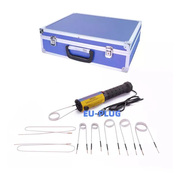 Main product image of 1100W Portable Industrial Induction Heater, Screw Removal Tool, EU Plug, Metal Case