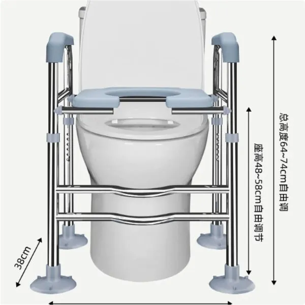 Main product image of Foldable Toilet Handrail Support Grab Bar
