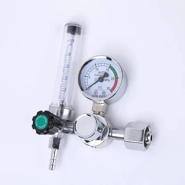 Main product image of Aluminum Alloy Argon CO2 Regulator, 0-25MPa, G5/8 Connection