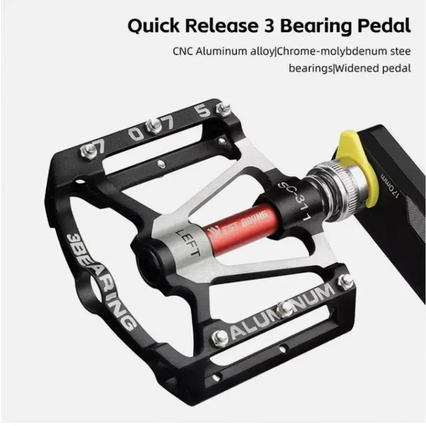 Main product image of Aluminum Alloy Quick Release 3 Bearing Bicycle Pedals