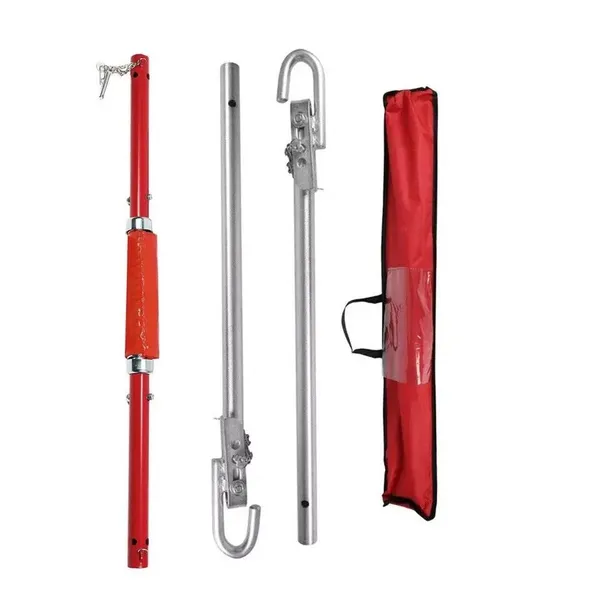 Main product image of 3000kg Car Tow Bar with Spring Damping, Red, Storage Pouch