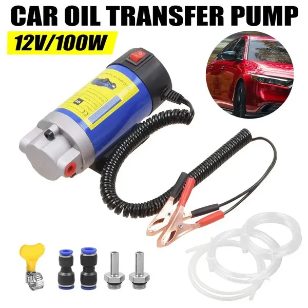 Main product image of 12V 100W Diesel and Oil Transfer Pump, 1-4 L/min