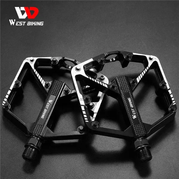 Main product image of Aluminum MTB Bicycle Pedals, DU Bearing, Black, 9/16 Inch