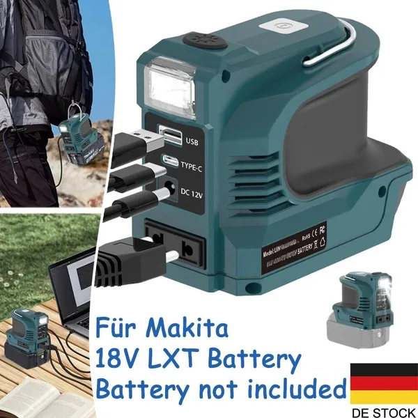 Main product image of 180W 18V LXT Power Inverter with USB, LED, for Makita 18V LXT Batteries