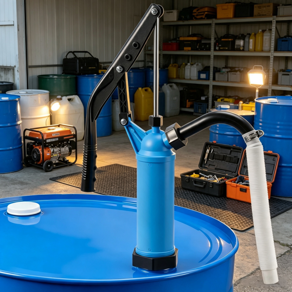Main product image of Lever-Action Barrel Pump, 9.5 Oz Stroke, for 5-55 Gallon Drums