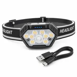 Product image of LED Headlamp T 917, 800LM, Type C, Rechargeable, Motion Sensor