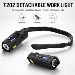 Product image of T202 Rechargeable Type C Waterproof LED Headlamp, 500LM