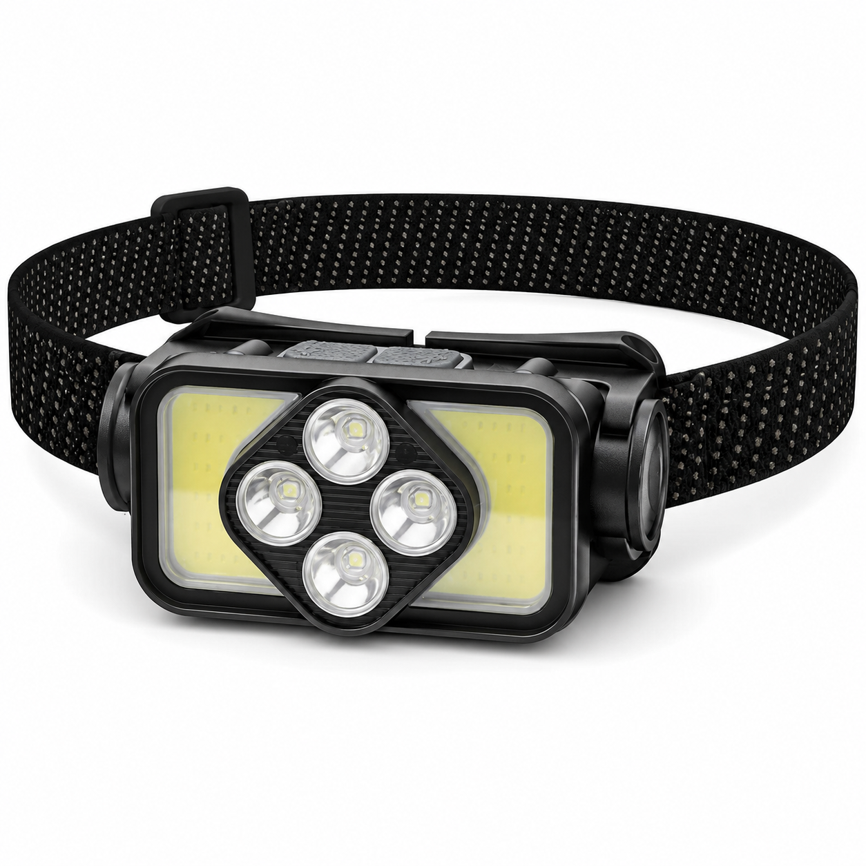Main product image of COB LED Headlamp K363, Rechargeable Type C, Waterproof, Black, 350LM