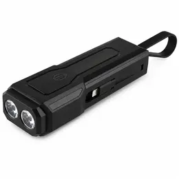 Product image of Z828 Black Rechargeable LED Bicycle Flashlight with Power Bank