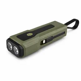 Product image of Z828 Green Rechargeable Bicycle Flashlight Power Bank