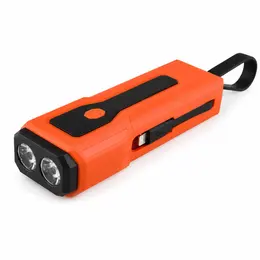 Product image of Z828 Rechargeable LED Flashlight with Power Bank, Orange