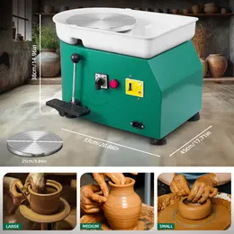 Product image of 350W Electric Pottery Wheel Turntable Ceramic Forming Machine For Adults 25cm