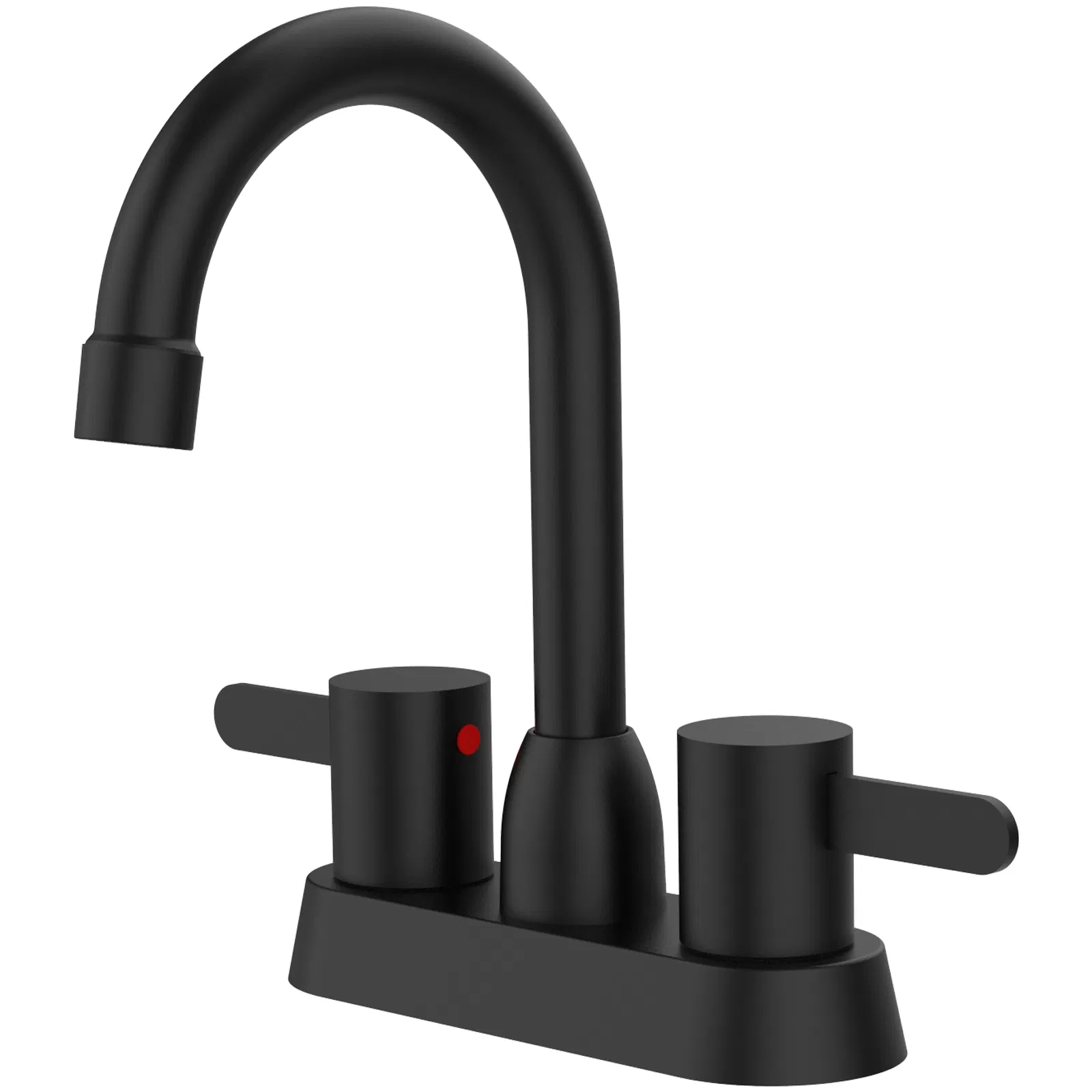 Main product image of 2-Handle Centerset RV Bathroom Faucet, Matte Black, for 3-Hole Sinks