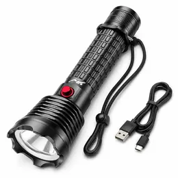 Product image of LED Flashlight D903 B, Rechargeable, Magnetic, Type C, 1200LM