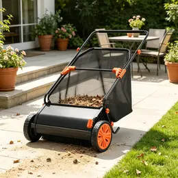 Product image of 26 in. Push Lawn Sweeper, 7 cu. ft. Leaf & Grass Collector